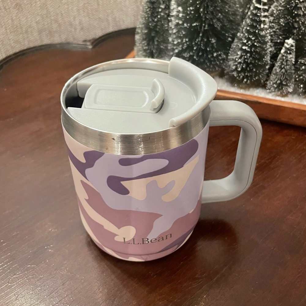 L.L. Bean Purple Camo Insulated Mug